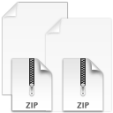 Zip Each File Into Its Own Zip File Software icon