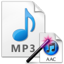 Convert Multiple MP3 Files To AAC Files Software icon