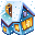 3D Snowy Cottage Screen Saver icon