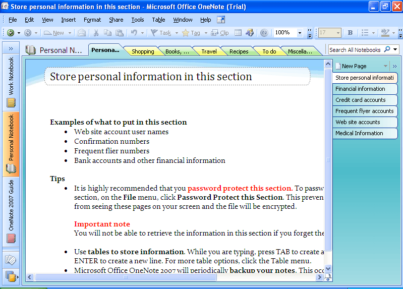 microsoft office onenote 2003