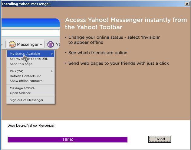 yahoo messenger exe file download