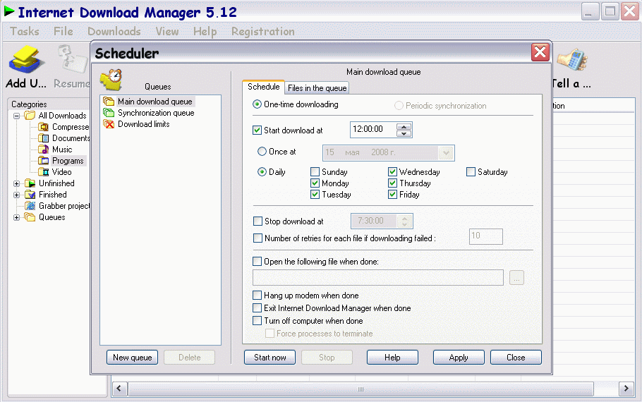 Internet Download Manager 6.41.15 free instal