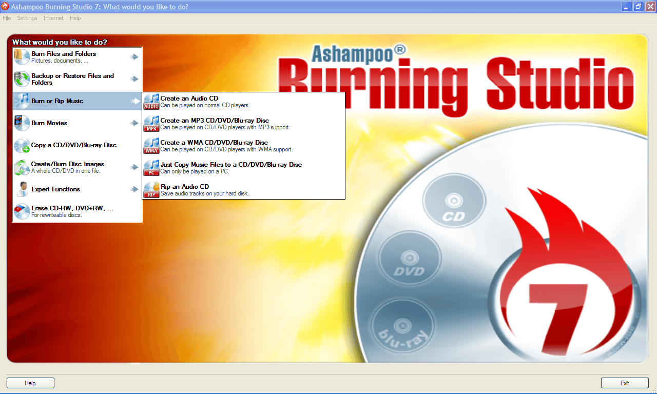 Ashampoo Burning Studio 25.0.1 instal the last version for windows