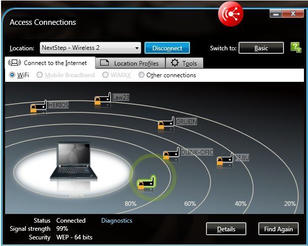 access connections windows 7 download