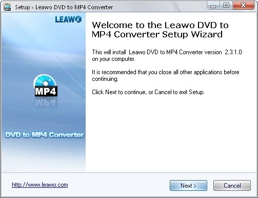leawo free dvd to mp4 converter
