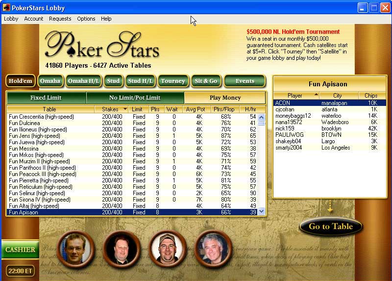 PokerStars Gaming for windows download free