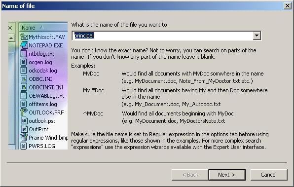 filelocator pro fails to find documents