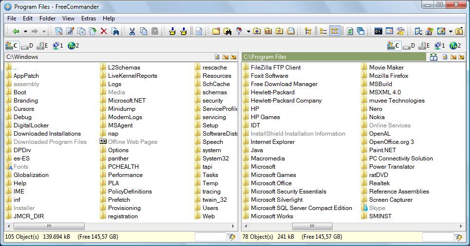 freeCommander – file manager