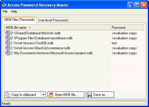 radiusd master password reset