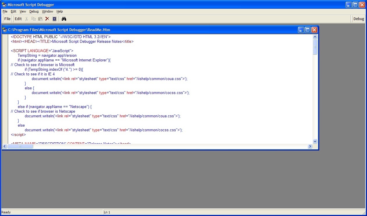 microsoft script debugger for qtp 11 download