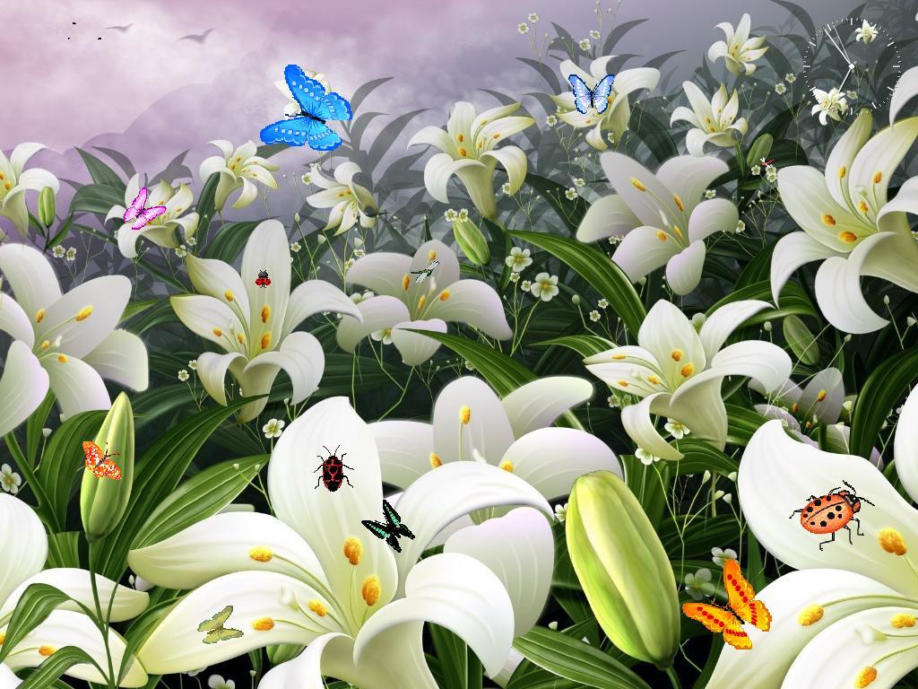 Flowers And Butterflies Screensaver latest version - Get best Windows ...