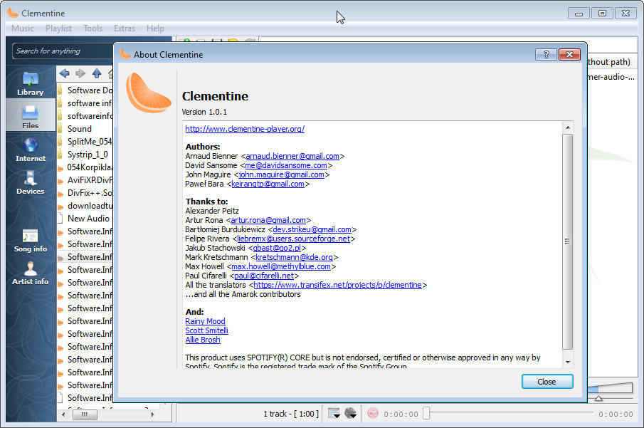 instal the new version for apple Clementine 1.4.0 RC1 (887)