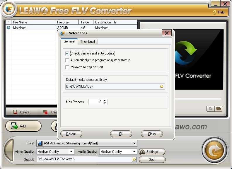 leawo free flv converter download