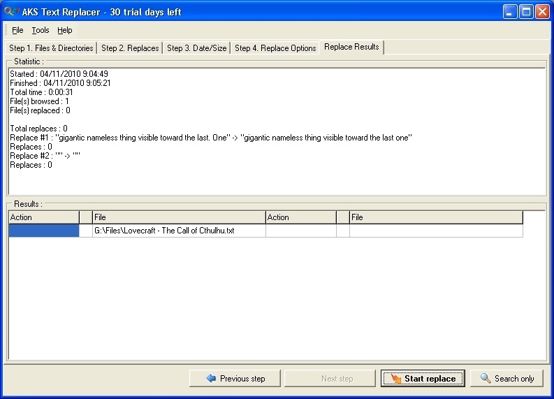 Batch Text Replacer 2.15 for windows download free
