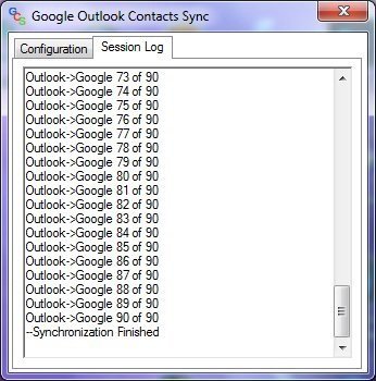 sync google contacts with outlook 2019