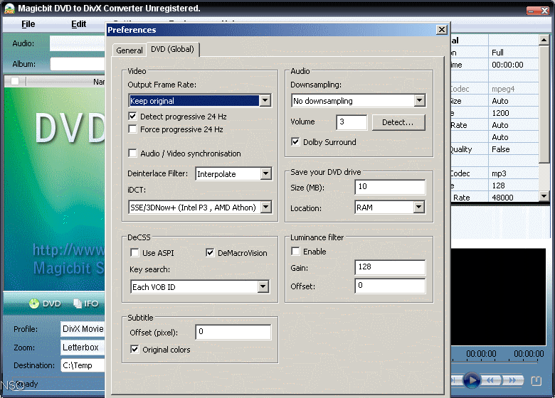 divx dolby audio plugin serial number