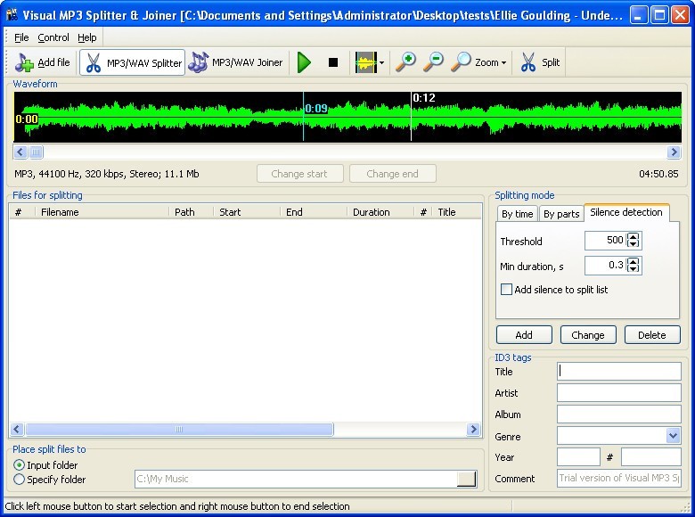 download free mp3 splitter and joiner
