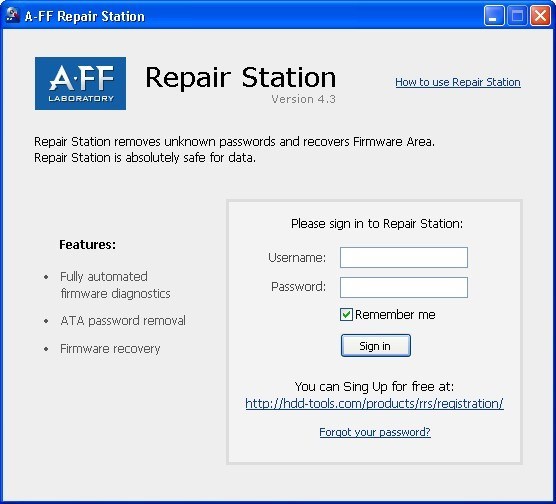 A ff repair station crack rar cmd