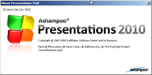 free Ashampoo Office 9 Rev A1203.0831