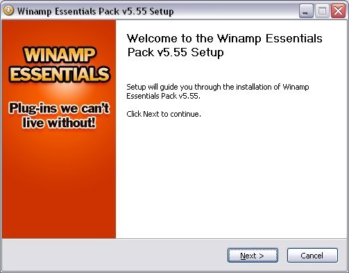 Winamp essentials pack install что это