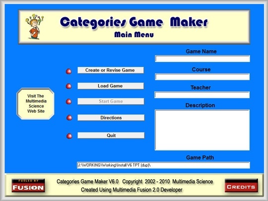 video game software categories