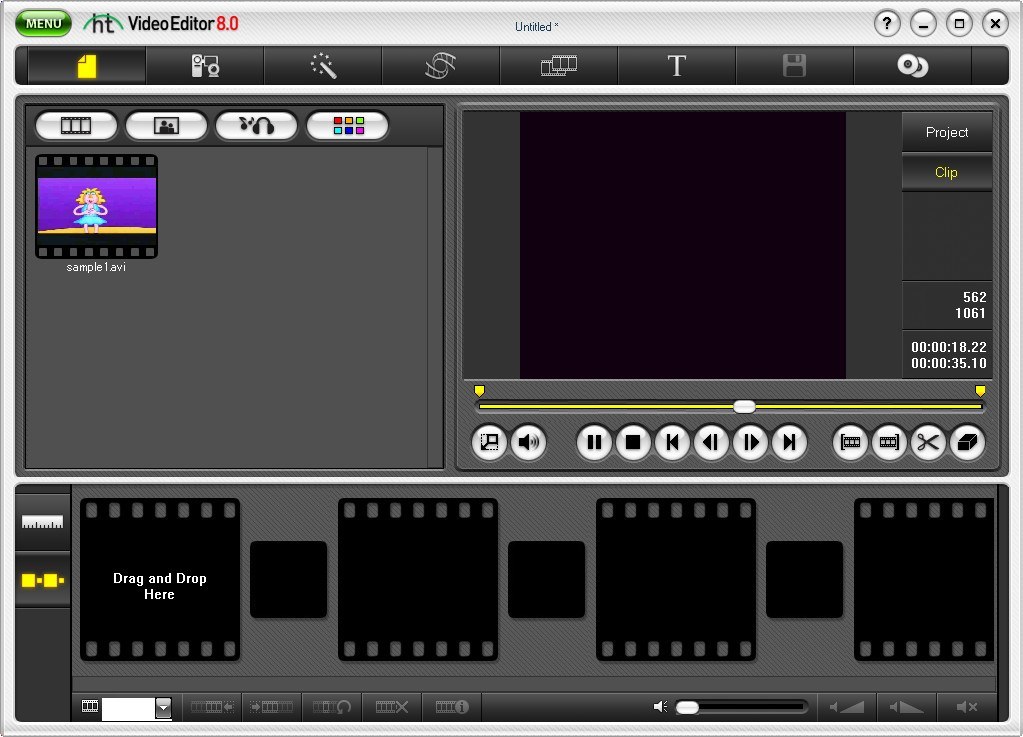 Screen video editor