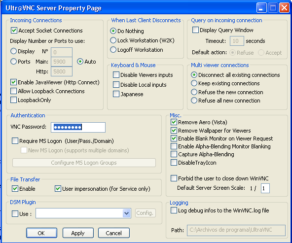 ultravnc server download windows 7