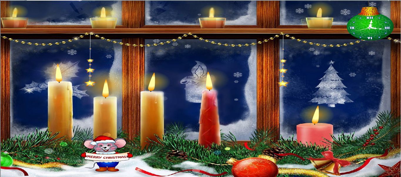 Christmas Candles Screensaver download for free - GetWinPCSoft