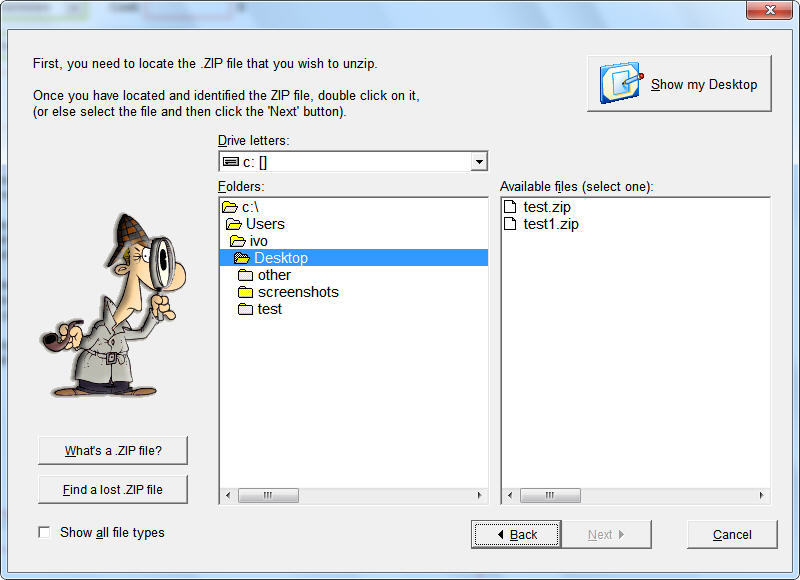 Unzip Wizard download for free - GetWinPCSoft