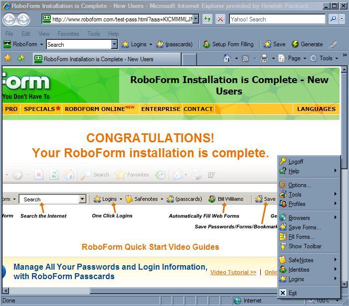 roboform online login