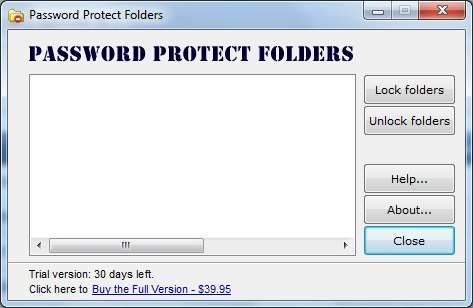 protect dropbox folder with password