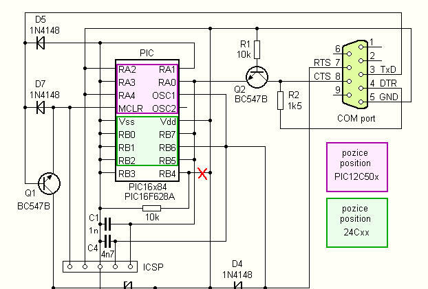 Схема на программатор на pic