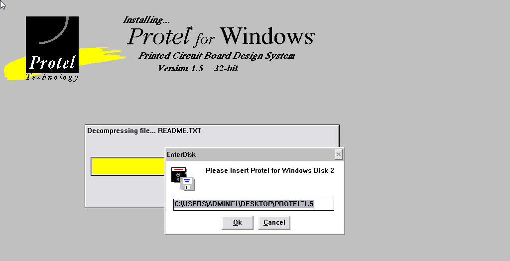 Protel 2.7 pcb design software