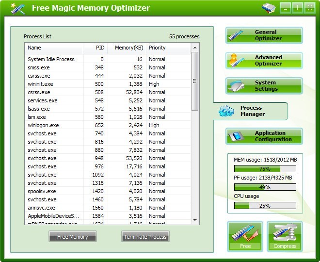 wise memory optimizer new version not as good