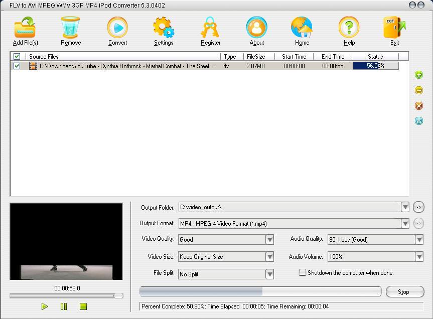 free flv to mp4 converter online