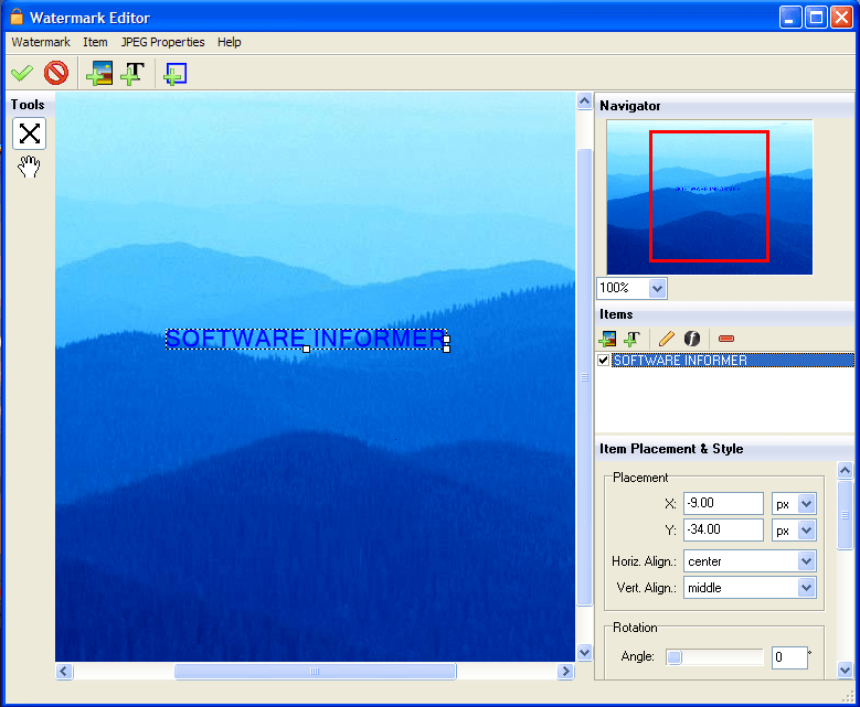 watermark software visual watermark