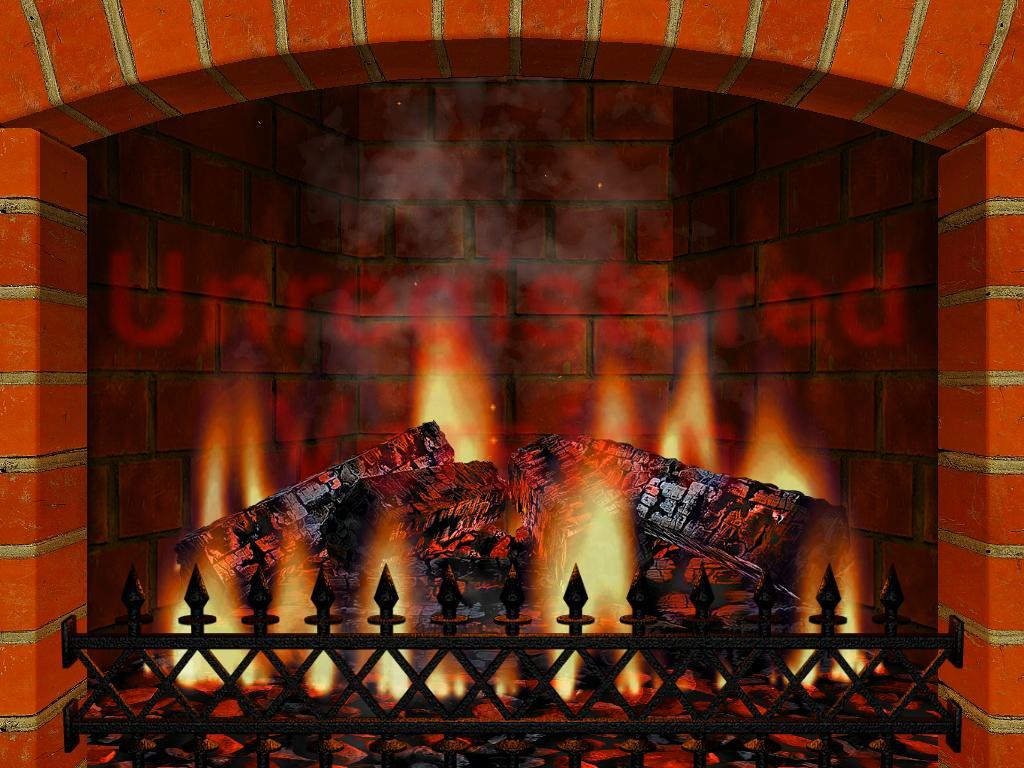 free screensavers fireplace 3d