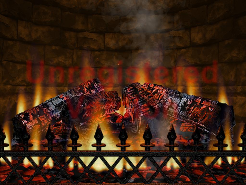 free fireplace 3d screensaver