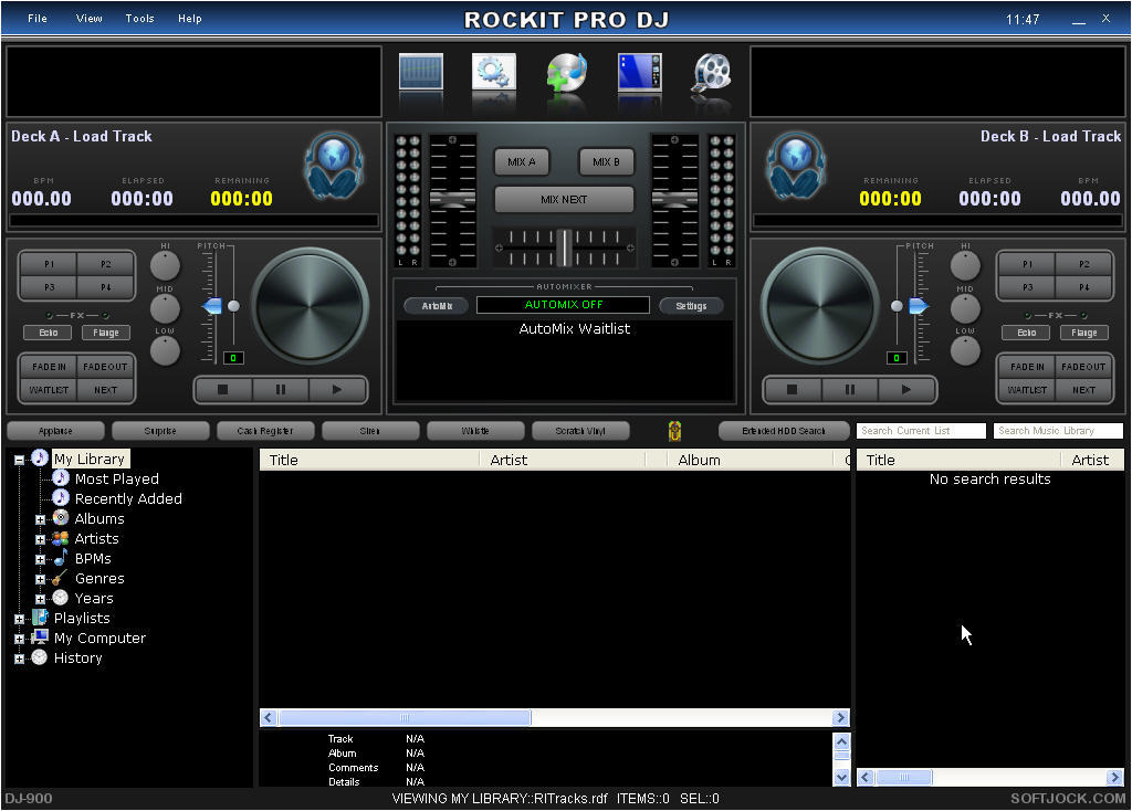 ROCKIT PRO DJ download for free - GetWinPCSoft