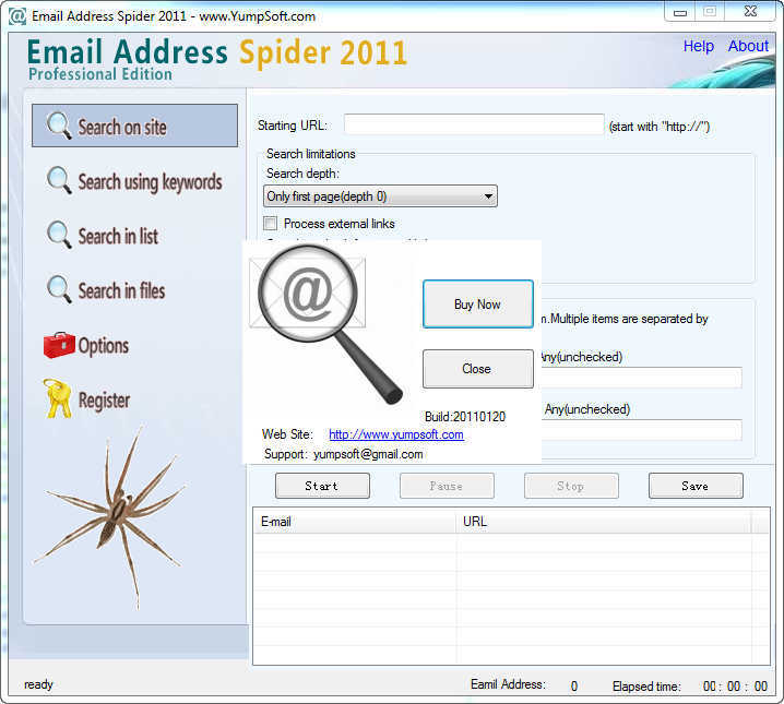 Email Address Spider Download For Free Getwinpcsoft 9276