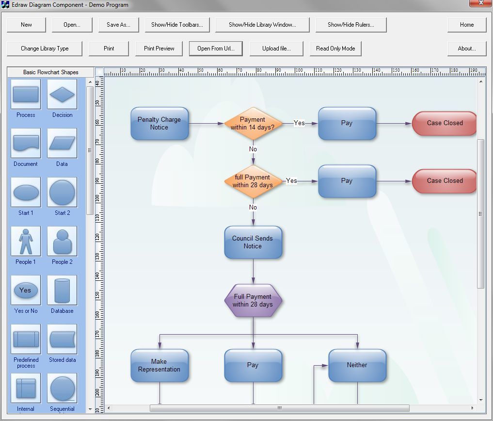 Edraw Diagram Component download for free - GetWinPCSoft