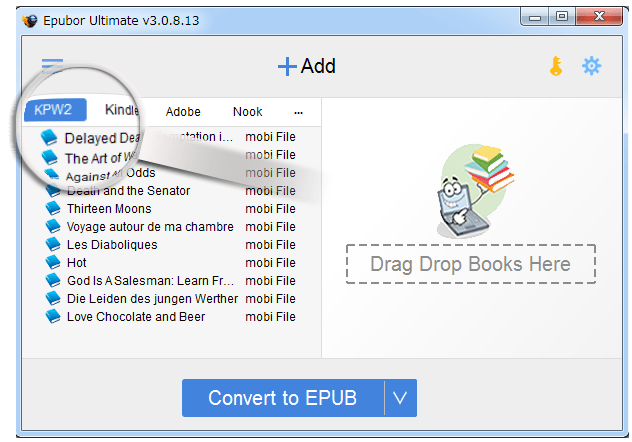 epubor ebook converter ultimate for ibook