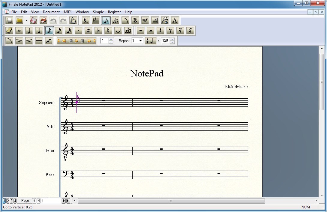finale notepad 2012 mac