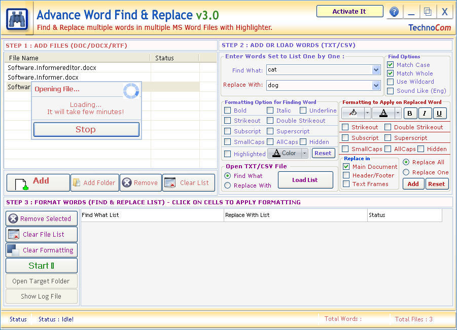 download the new Batch Text Replacer 2.15