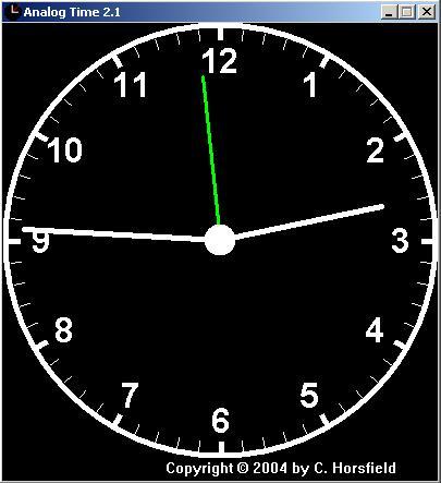 analog clock for windows 10 app