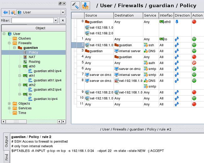 use firewall builder on windows 10