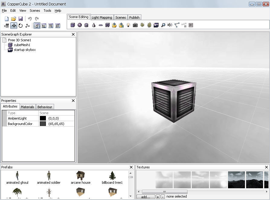 making a 3d iso with coppercube 5