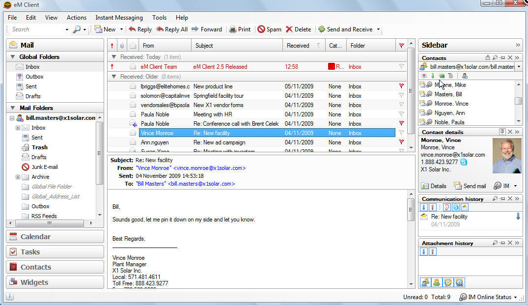 download the last version for windows eM Client Pro 9.2.2157