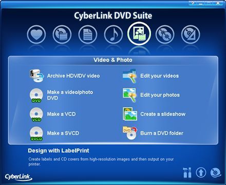 cyberlink dvd suite