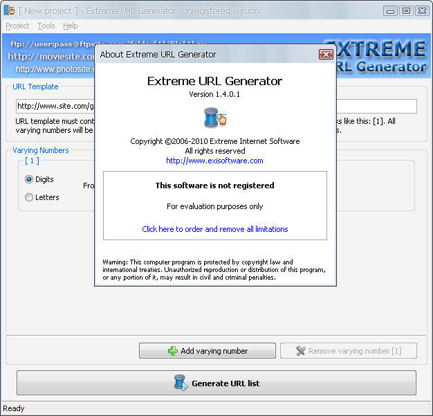 extreme url generator by repack